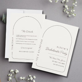 ボホアーチバチェロレッテ招待状旅程 招待状