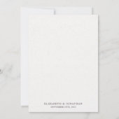 ボホアーチパンパスグラスモダン結婚式招待状 招待状 (裏面)