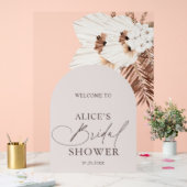 ボホアーチブライダルシャワーウェルカムアクリルサイン アクリルサイン (ウェディング)