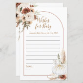 ボホアーチホワイトカボチャの水の色の希望ベビー (正面/裏面)