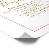 ボホアーチホワイトカボチャフローラナイトオムツ ポスター (角)