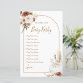 ボホアーチホワイトパンプキンラブ祈りの言葉のベビーサイン (スタンド正面)