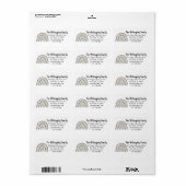 ボホアーチホームスクール会議 ラベル (フルシート)