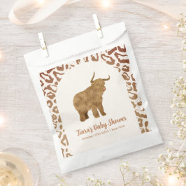 ボホアーチホーリーカウウェスタンベビーシャワー フェイバーバッグ