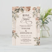 ボホアーチヴィンテージテラコッタバラライズ&シャイン 招待状 (スタンド正面)