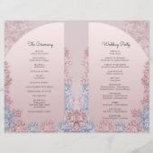 ボホアーチ春の花ほこりっぽいピンクのヒヤシンス (裏面)