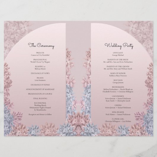 ボホアーチ春の花ほこりっぽいピンクのヒヤシンス (裏面)