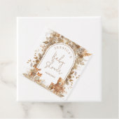 ボホアーチ秋ウッドランドアニマルズベビーシャワー フェイバータグ (インサイチュ)