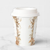 ボホアーチ秋ウッドランドアニマルズベビーシャワー 紙コップ (右)