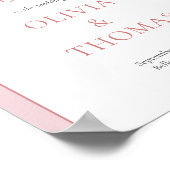 ボホアーチ赤面牡丹パンパスグラスセージへようこそ ポスター (角)