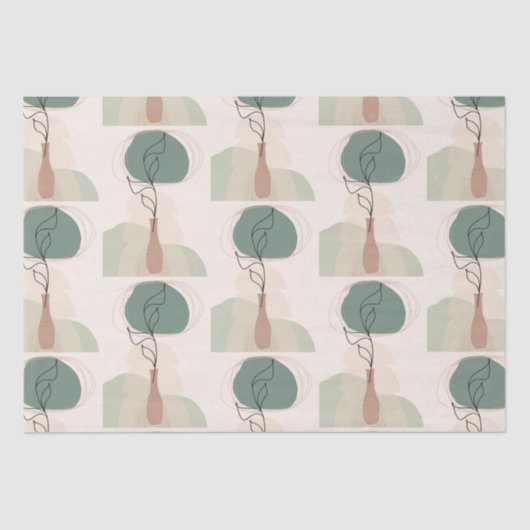 ボホアートスタイルモダン花瓶工場 薄葉紙 (正面)