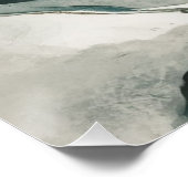 ボホアートミニマル風景山 ポスター (コーナー)