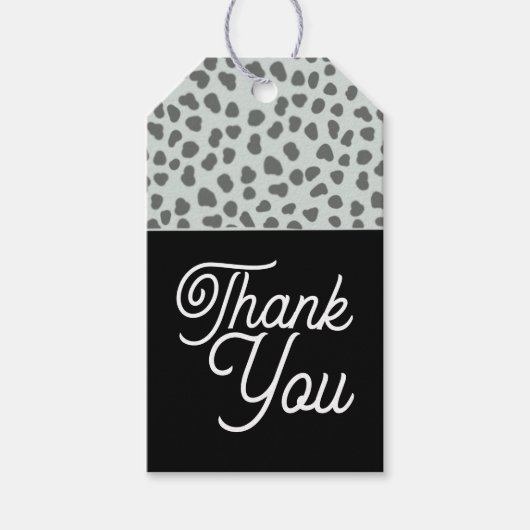 ボホアールデコモダンシックヒョウ ギフトタグ (正面)