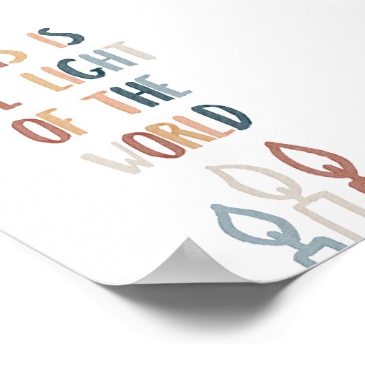 ボホイエスは世界のポスターの光である ポスター (角)