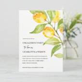ボホイエローウォーター色の葉オリーブ婚約 招待状 (スタンド正面)