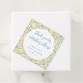 ボホイエローディティフローラカスタムベビーシャワー感謝してい フェイバータグ (インサイチュ)