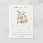 ボホイエロー子供部屋の赤ちゃんシャワー用の葉書 エンクロージャーカード (正面)