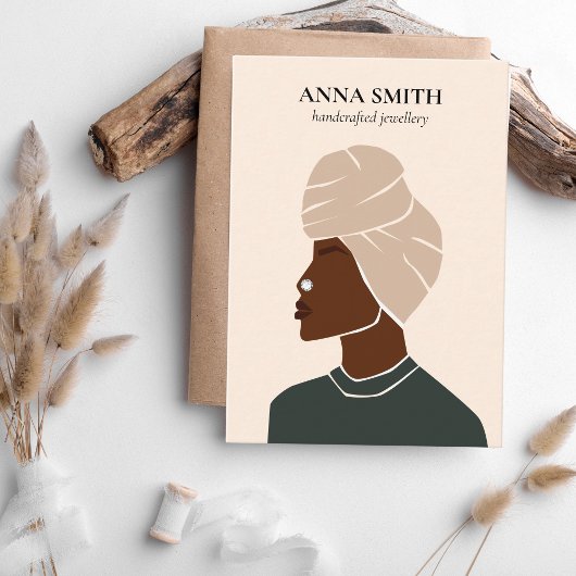 ボホインクルーシブユニークな女性の鼻ピアスディスプレイ 名刺