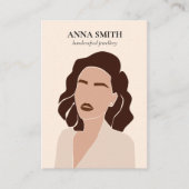 ボホインクルーシブユニークルウーマンスタッドイヤリングディスプレイ 名刺 (正面)