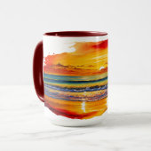 ボホインスパイア夕日 マグカップ (正面左)