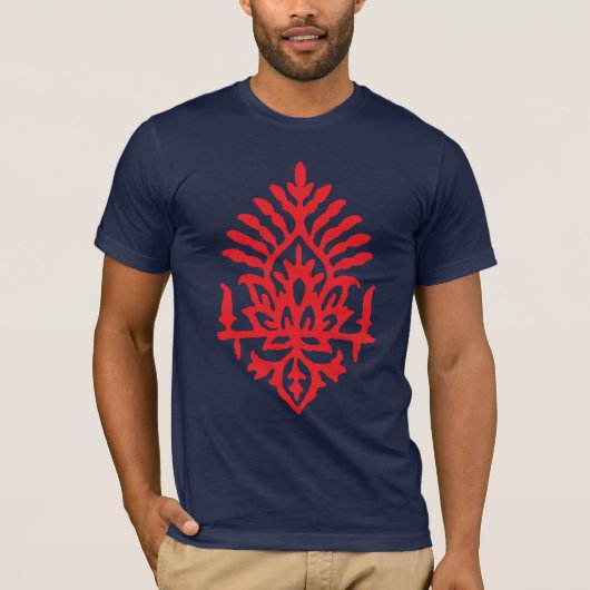 ボホインディアブロックプリント Tシャツ (正面)