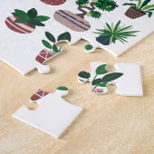 ボホインドア屋外植物イラストレーションアート ジグソーパズル (側面)