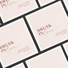 ボホイン飲ラブ赤面テラコッタ結婚ズ スタンダードカクテルナプキン