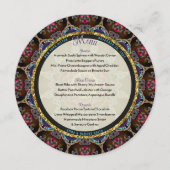 ボホイースタンアクアパープルモザイクマンダライベント メニュー (正面)