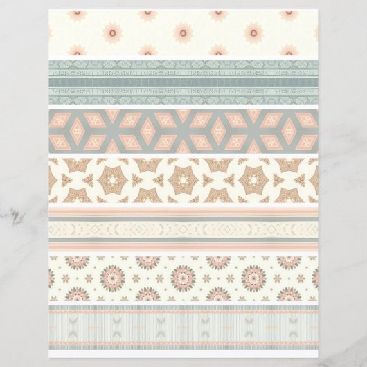 ボホイースターエフエメラスクラップブック紙 (裏面)