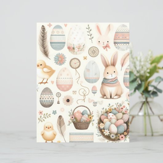 ボホイースターエフエメラスクラップブック紙 (スタンド正面)