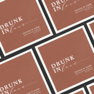 ボホイ飲ンラブテラコッタラスト結婚ズ スタンダードカクテルナプキン