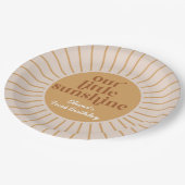 ボホウアーリトルサンシャイン誕生日 ペーパープレート (アングル)