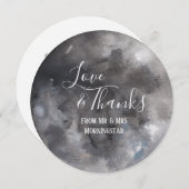 ボホウィッカ信者ダークムーンハンドスティングサンキューカード (正面/裏面)