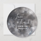 ボホウィッカ信者ダークムーンハンドスティングサンキューカード (正面)