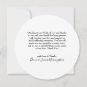 ボホウィッカ信者フルムーンハンドスティングサンキューカード (裏面)