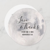 ボホウィッカ信者フルムーンハンドスティングサンキューカード (正面/裏面)