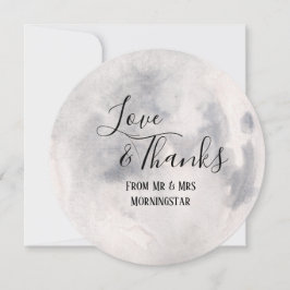 ボホウィッカ信者フルムーンハンドスティングサンキューカード