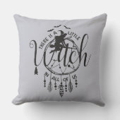 ボホウィッチビベストート – 私たち全員の小さな魔女 クッション (正面)