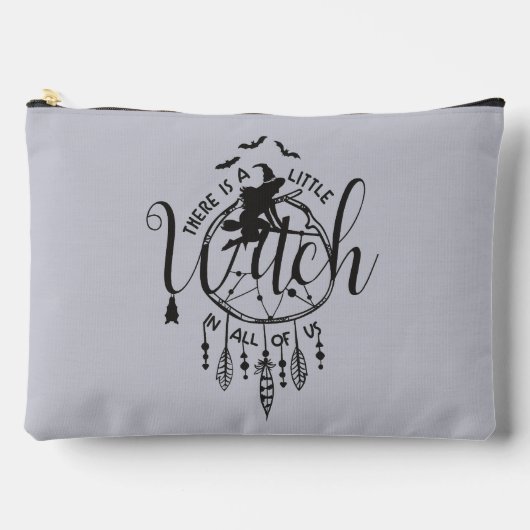 ボホウィッチメイクアップバッグ – 私たち全員の小さな魔女 アクセサリーポーチ (正面)