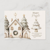 ボホウィンターコテージクリスマスディッパーラッフル エンクロージャーカード (正面)