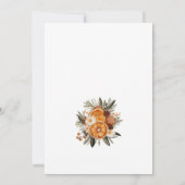 ボホウィンターシトラスドライオレンジリハーサルディナー 招待状 (裏面)