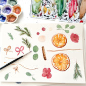 ボホウィンタードライシトラスフローラブライダルシャワー 招待状