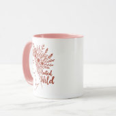 ボホウィンドフラワーヘアボタニカルメス マグカップ (正面左)