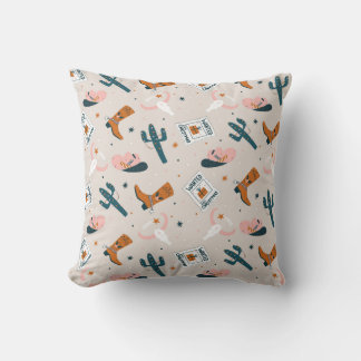 ボホウェスタンのクリスマス – ベージュ クッション