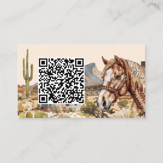 ボホウェスタンウェディングシャワーギフトレジストリ エンクロージャーカード (裏面)