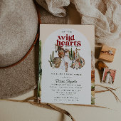 ボホウェスタン砂漠 |ブライダルシャワーの招待 招待状