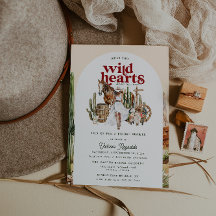 ボホウェスタン砂漠 |ブライダルシャワーの招待