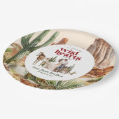 ボホウェスタン砂漠 |ブライダルシャワー ペーパープレート (アングル)