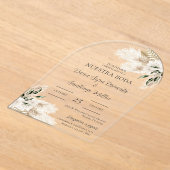 ボホウェディングスペインの招待 アクリル招待状 (レイダウン)