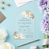 ボホウェディングスペインの招待 アクリル招待状 (インサイチュ (ウェディング))